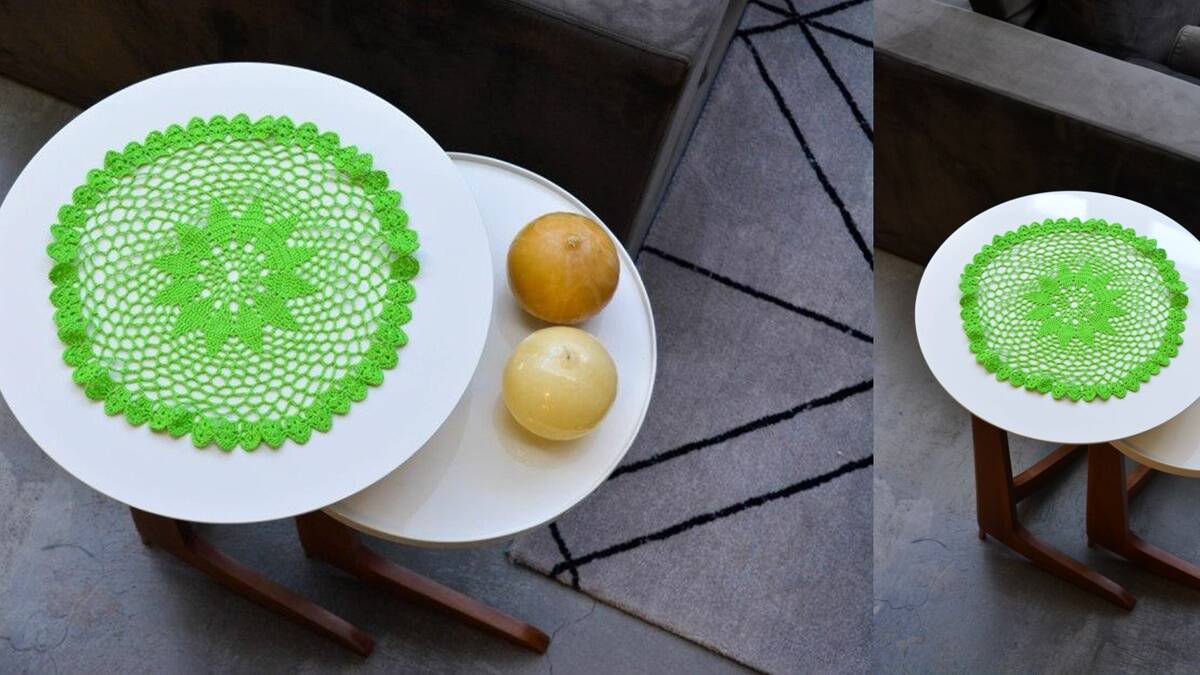 Toalha de Mesa em Crochê: Uma Peça Charmosa para Iniciantes!