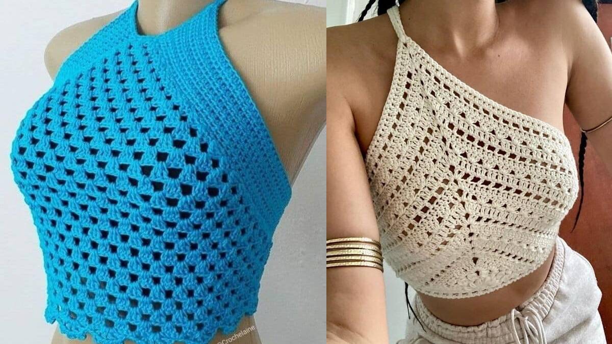 Top Croppeds de Crochê: Peças Versáteis e Lindas para o Verão!
