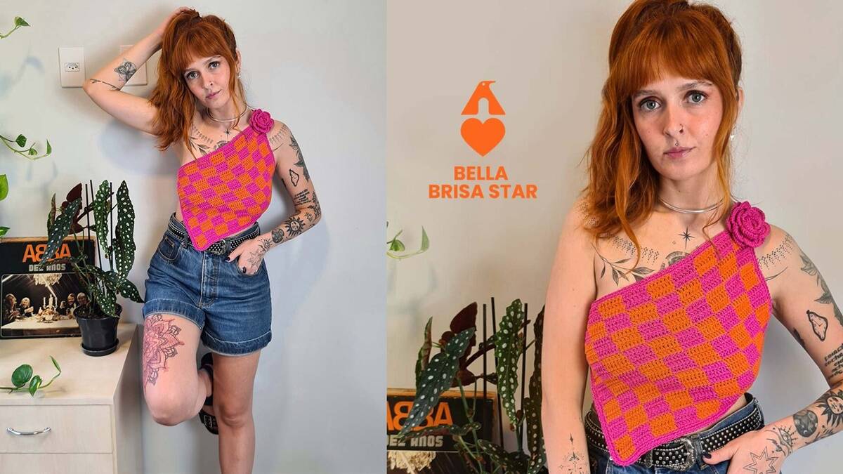 Top de Crochê Florescer: Uma Peça Linda e Charmosa!