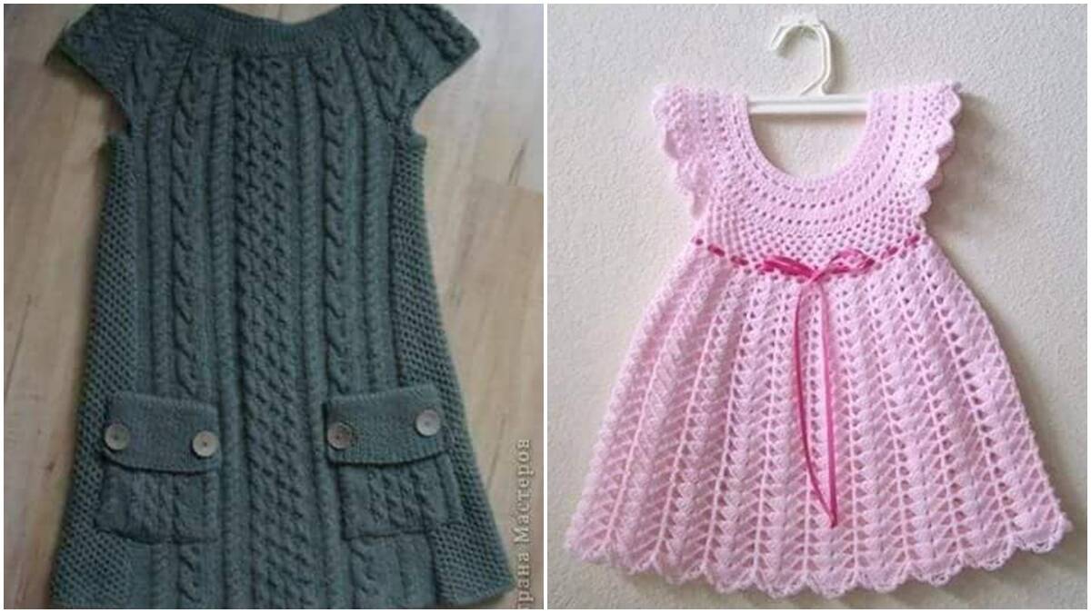 Os Mais Fofos Vestidinhos de Crochê Infantil para As Pequenas!