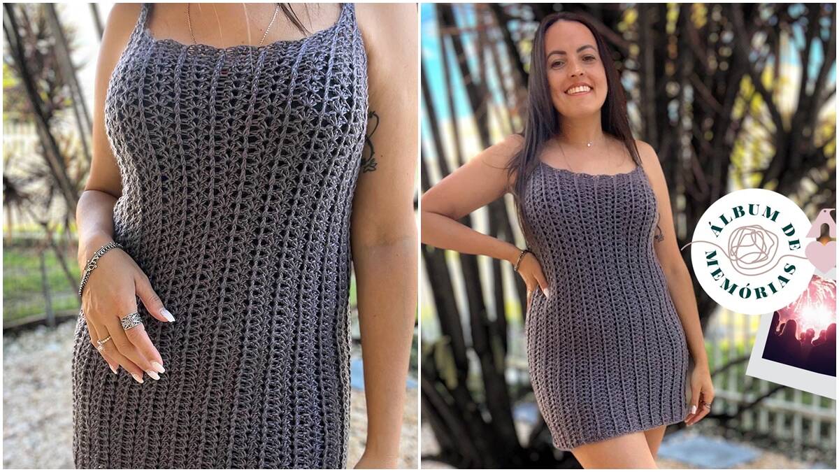 Vestido de Crochê Regatinha: Peça Perfeita Para as Festas!