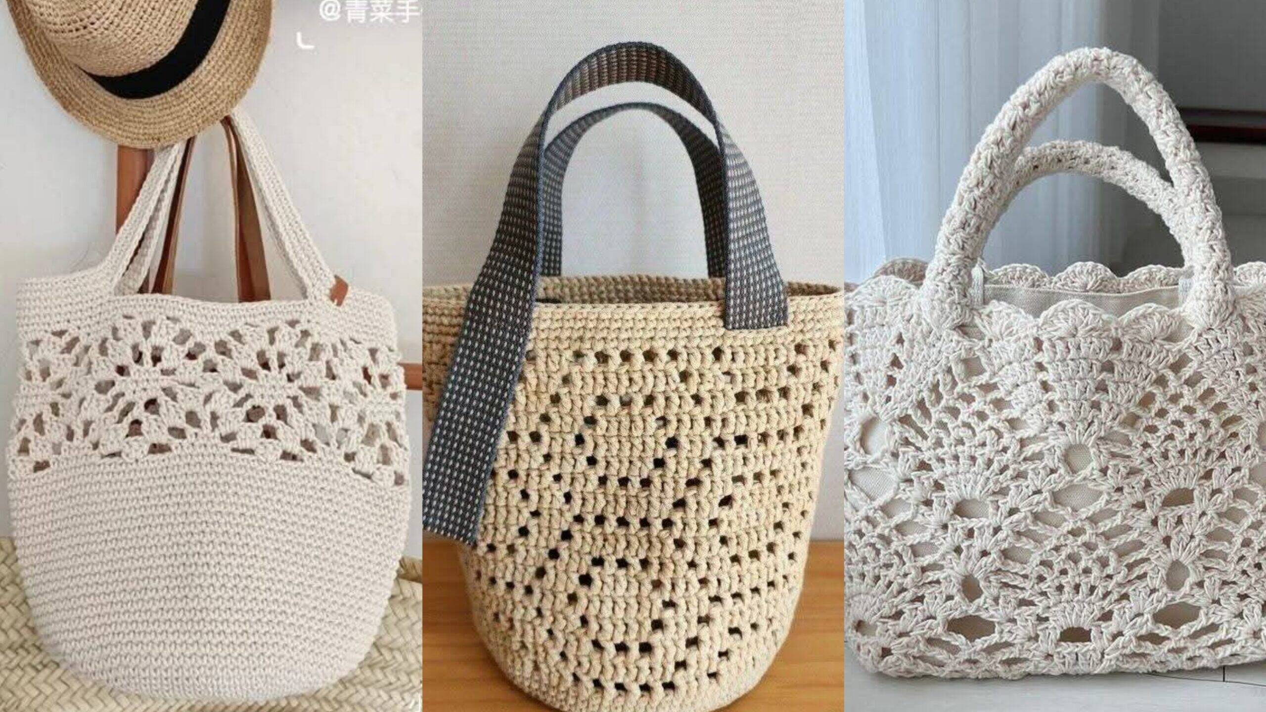 O Fascínio das Bolsas de Crochê: Estilos, Materiais e Video Tutorial