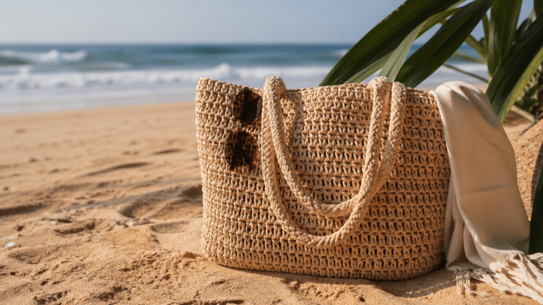 bolsa de praia em croche