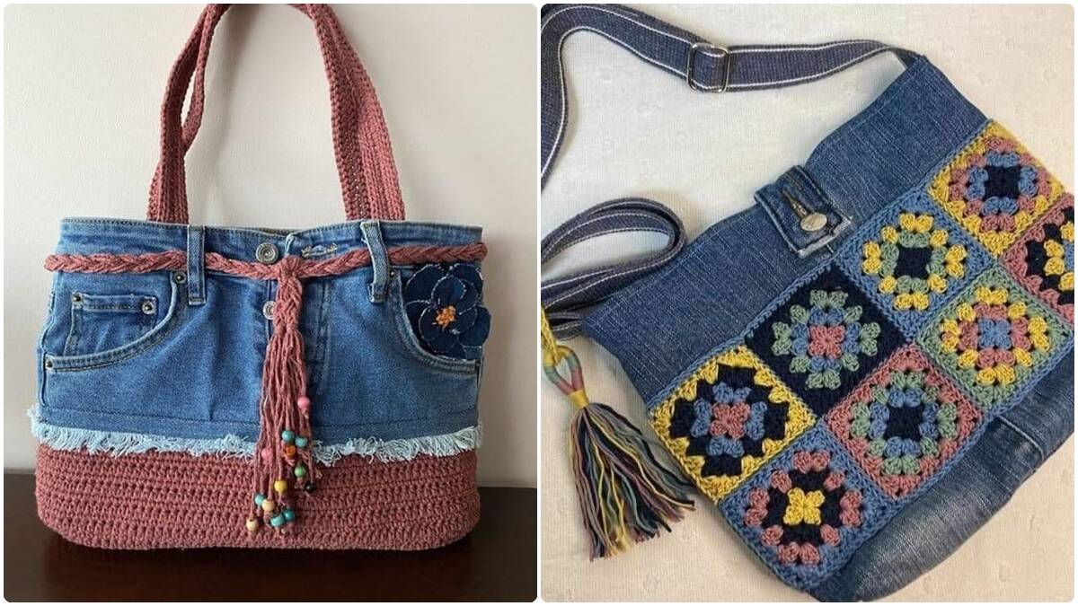 12 Bolsas de Crochê&nbsp; Upcycling: Moda Sustentável!