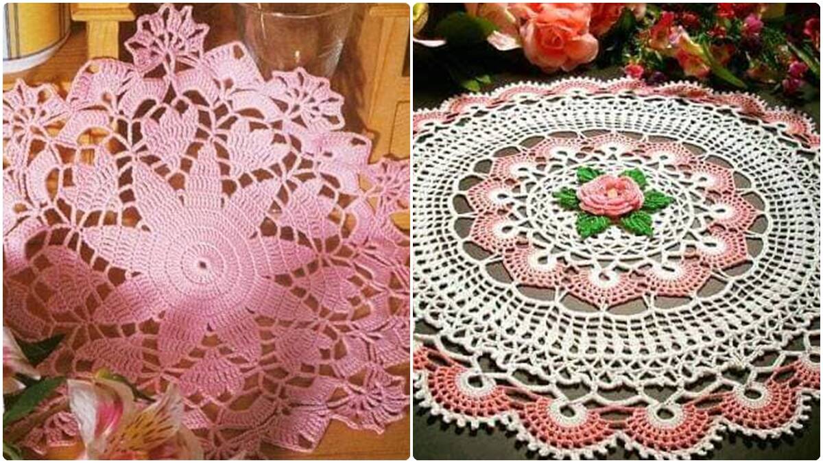 15 Toalhas de Mesa de Crochê com Gráficos Fáceis para Copiar!