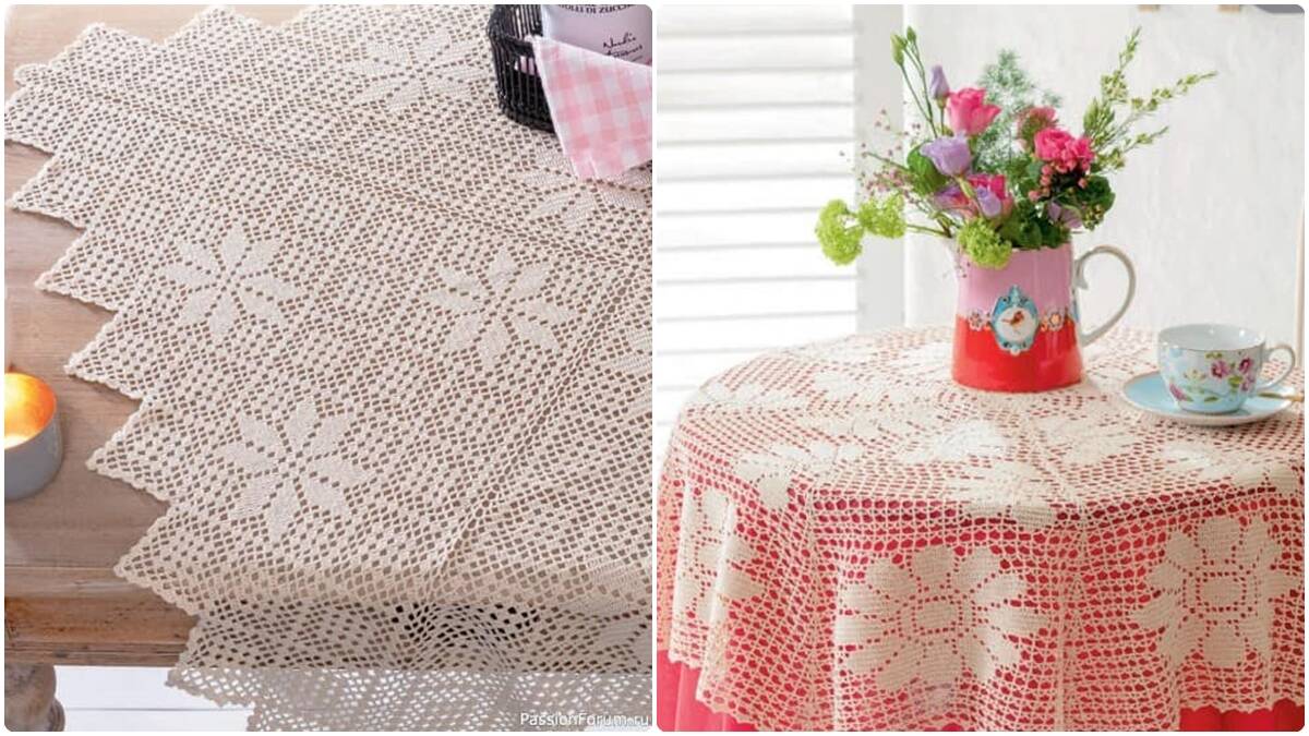 Toalhas de Mesa em Crochê: Charme Artesanal para a Sua Decoração!