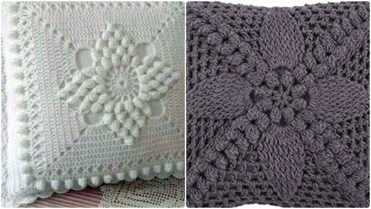 Lindas Almofadas de Crochê com Gráficos para Você Criar!