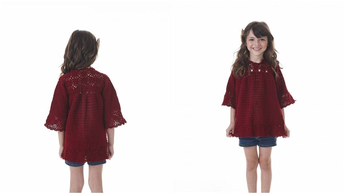 Bata de Crochê Infantil Marsala: Guia Completo!