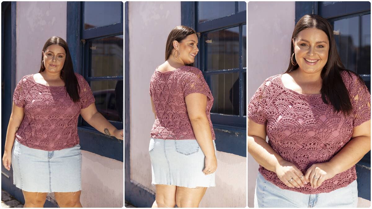 Blusa de Crochê Camafeu: Uma Peça Linda e Sofisticada!