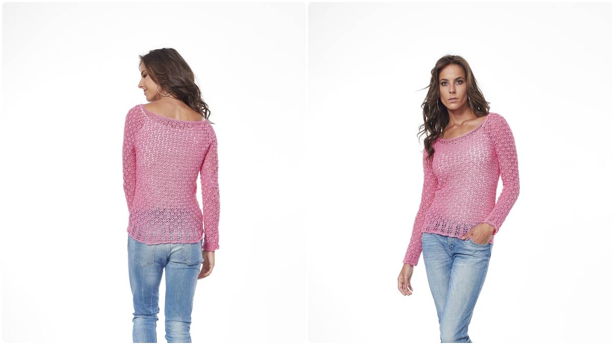 Blusa de Crochê Rosa Pitaya: Guia Completo para Iniciantes!