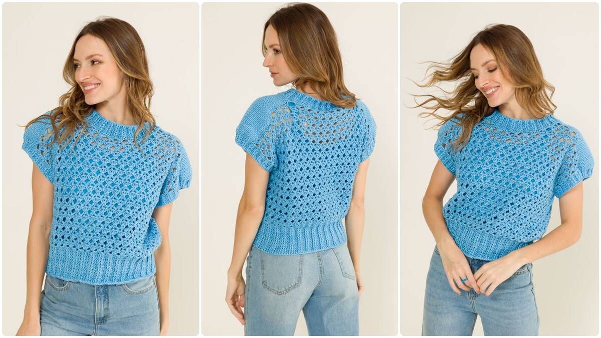 Blusa de Crochê Sara: Aprenda a Fazer essa Peça Linda!