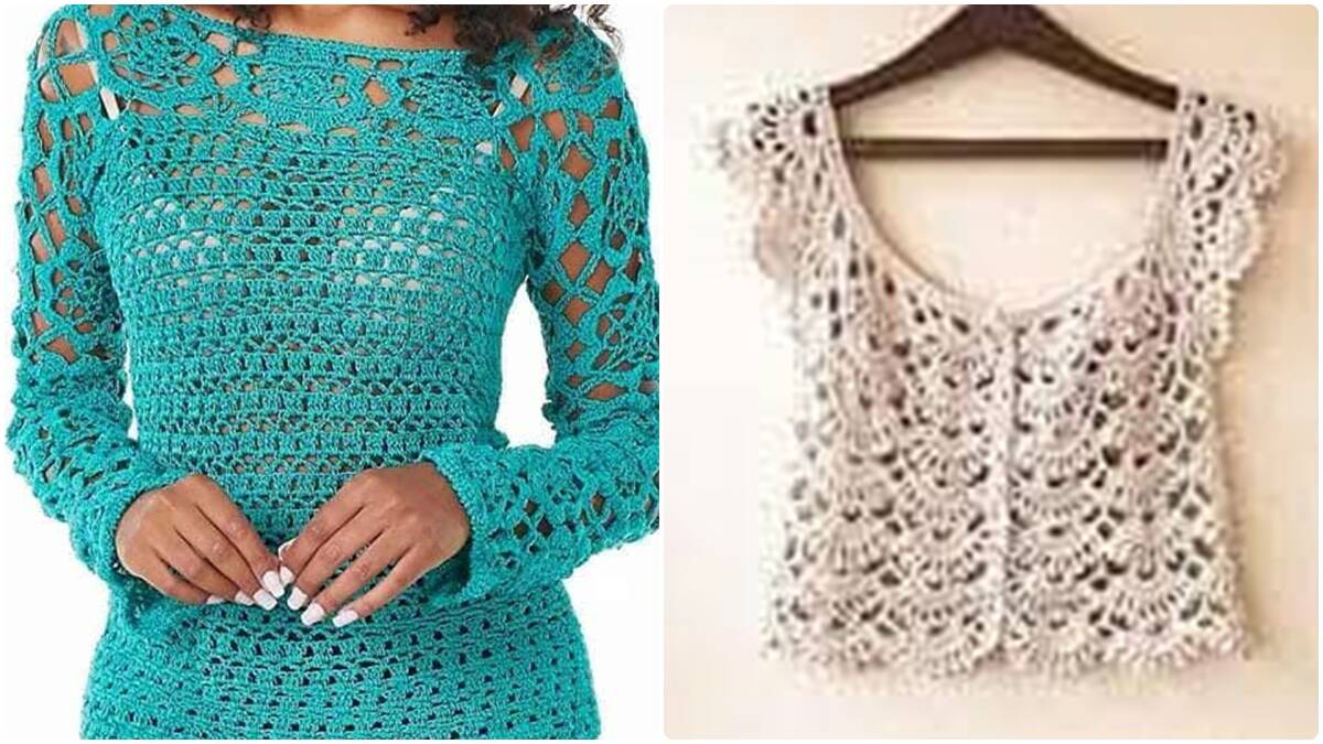 Descubra Blusas de Crochê com Gráficos para Projetos Únicos e Lindos!