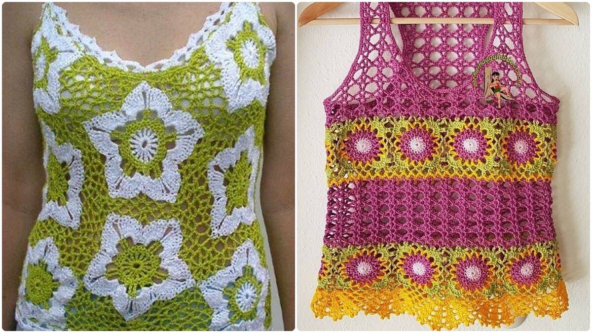 Blusas de Crochê com Squares: Aprenda a Criar as Suas do Zero!