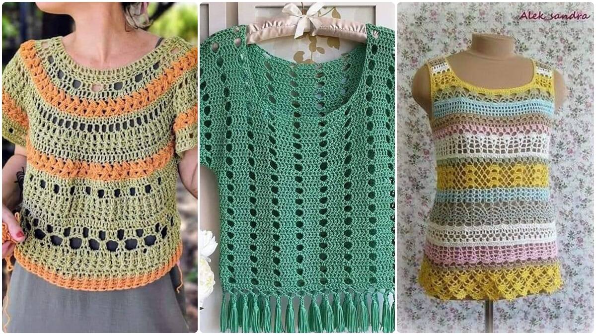 Blusas de Crochê de Luxo: Peças Lindas Para Lucrar!