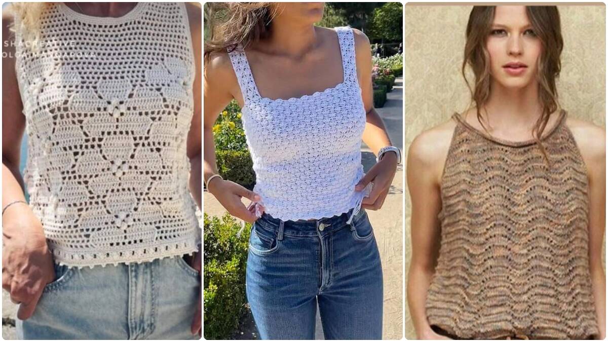 Blusinhas de Crochê: Peças Leves, Estilosas e Frescas para o Verão!
