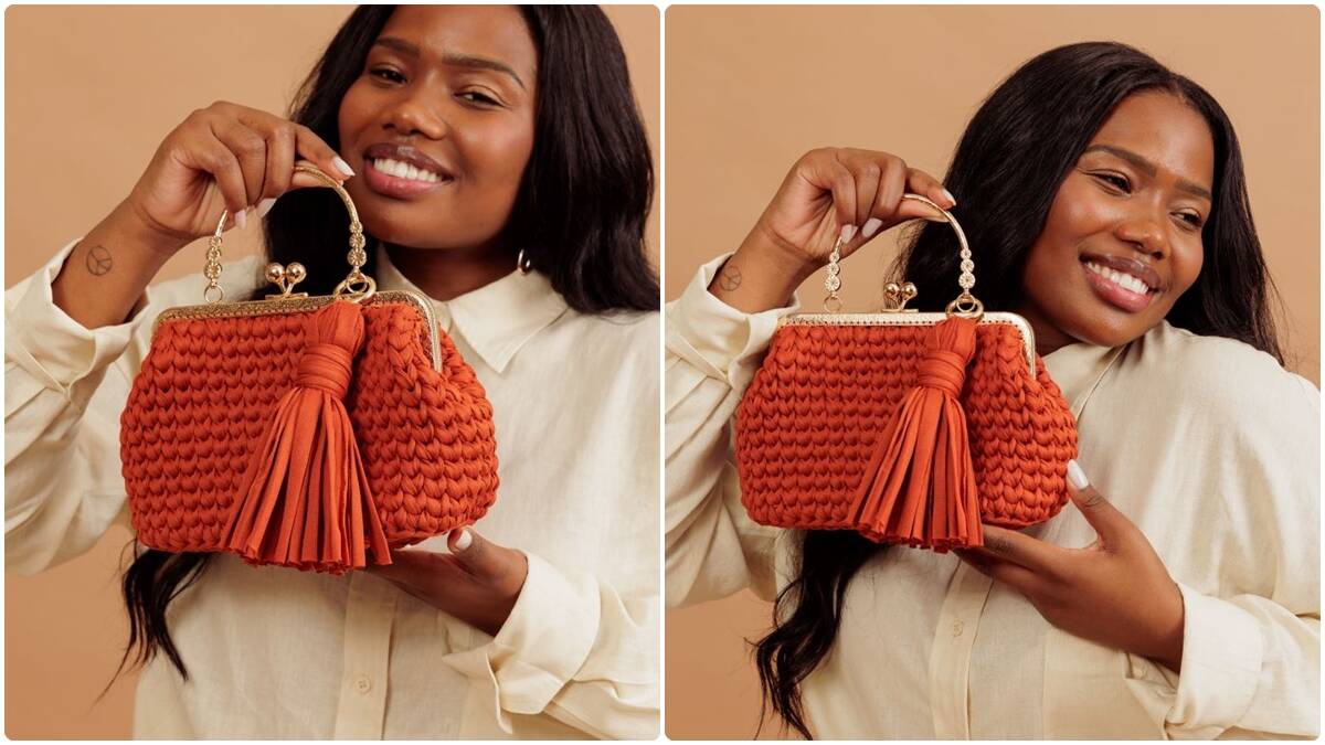 Bolsa de Crochê Senhorita: Um Modelo Elegante e Charmoso!