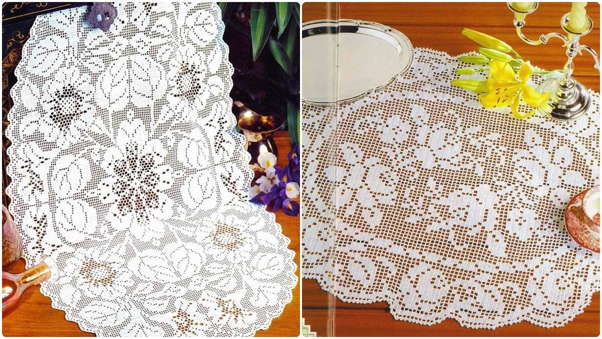 Caminhos de Mesa em Crochê: Tradição Atemporal para Decoração!