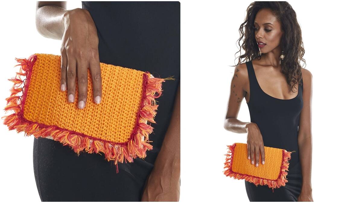 Carteira de Crochê com Franjas: Guia Completo com Gráficos!