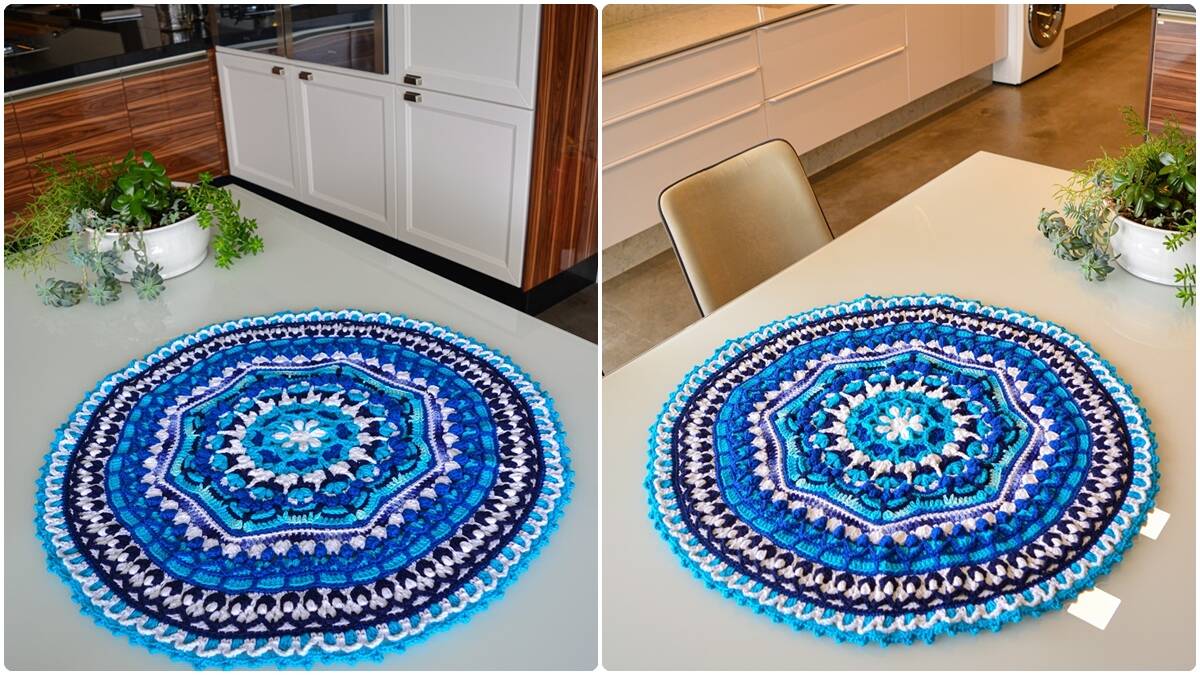 Centro de Mesa em Crochê Multicolorido: Faça o Seu!