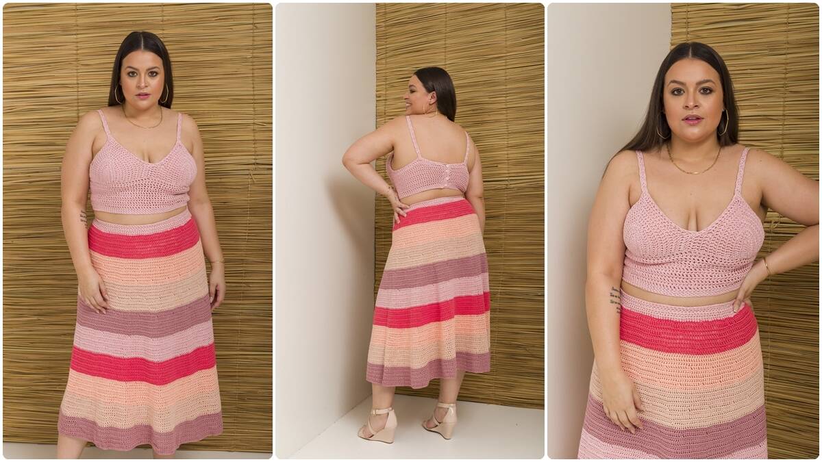 Conjunto de Crochê Gloss: Peças Lindas e Elegantes!