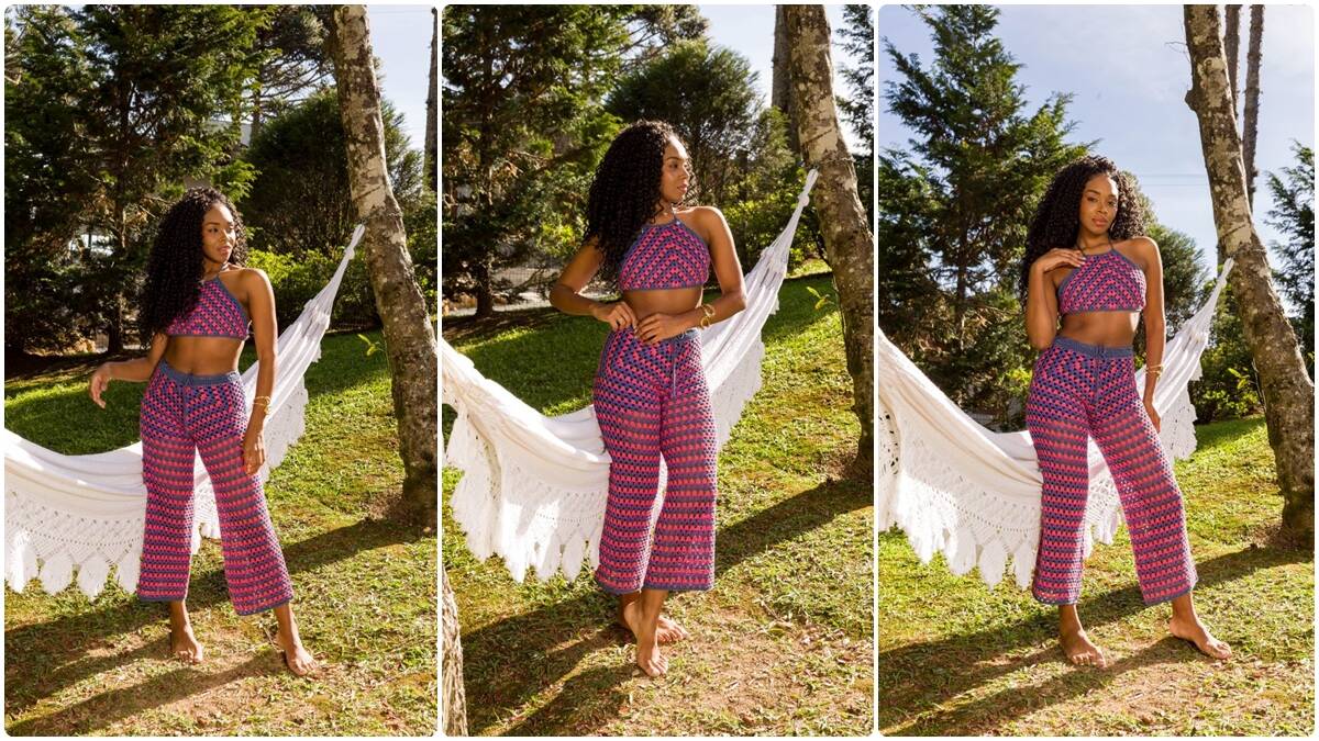 Conjunto de Crochê Amora: Peças Lindas e Charmosas!