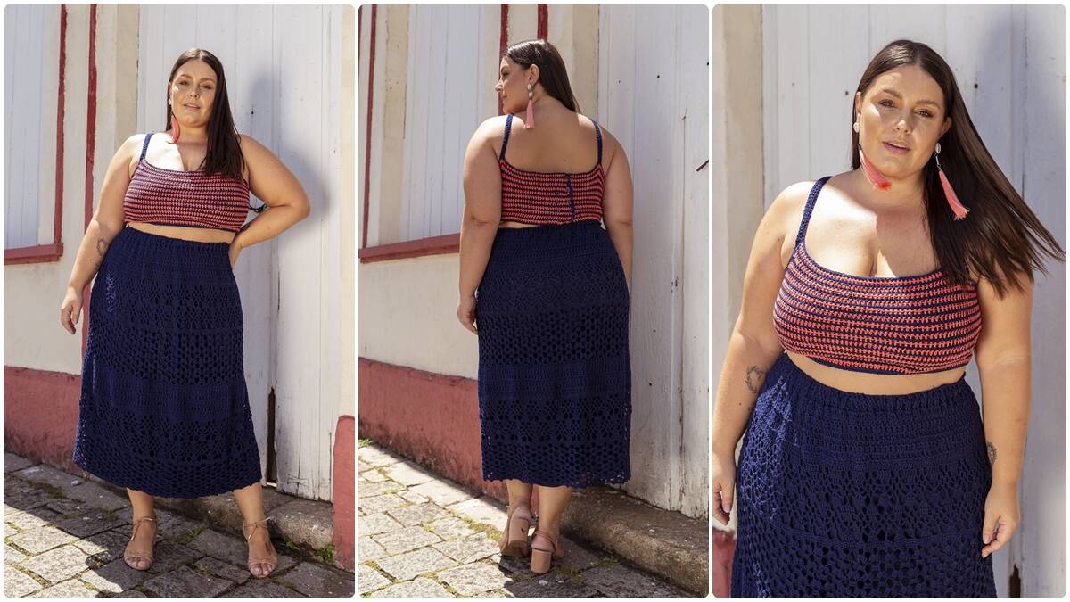 Conjunto de Crochê Bossa Nova: Crie Esse Projeto Lindo!