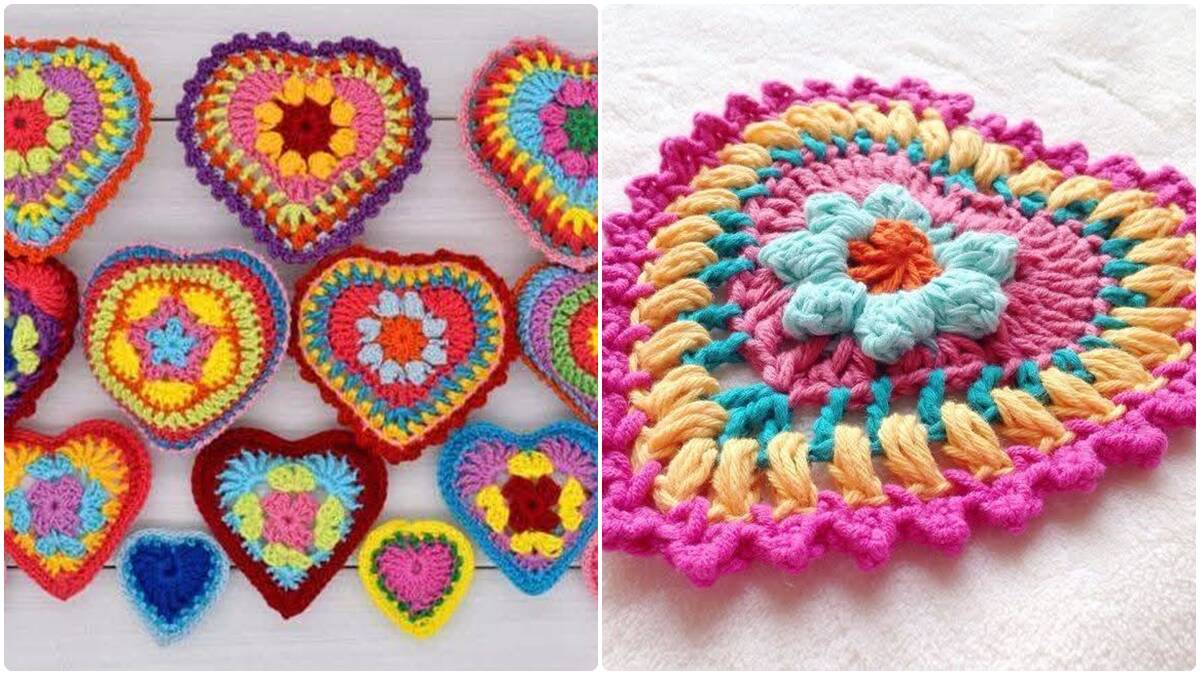 23 Ideias de Corações de Crochê: Modelos Lindos e Charmosos!