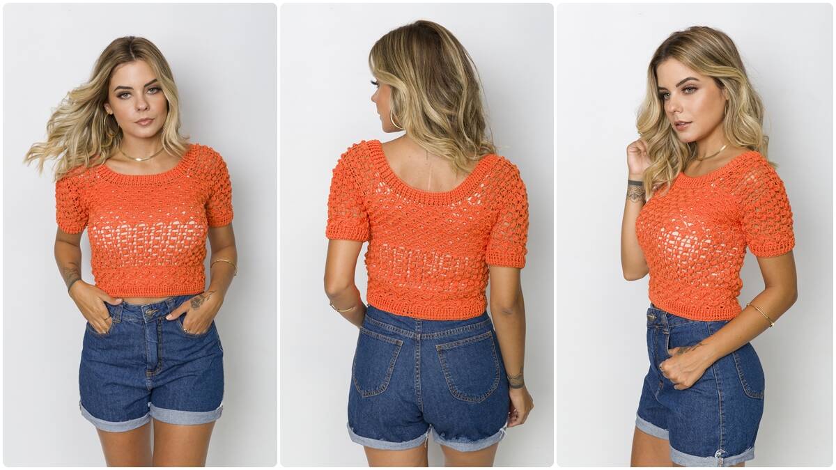 Cropped de Crochê Oriente: Guia Completo para Iniciantes!