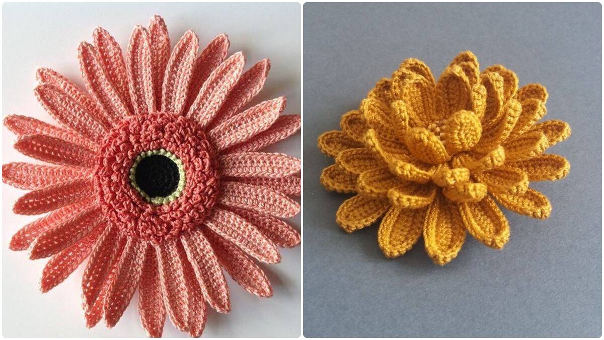 Adicione Beleza e Charme aos Projetos com Lindas Flores de Crochê!