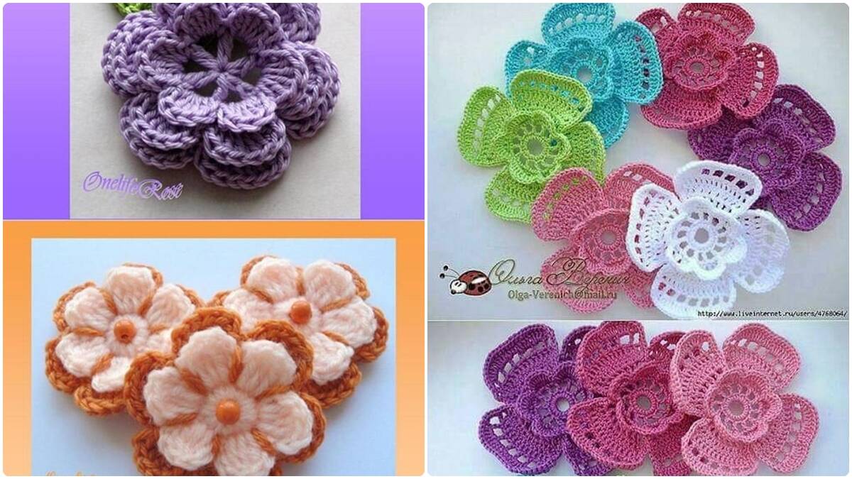 Crie Lindas Flores e Folhas de Crochê para Decorar a Sua Casa!