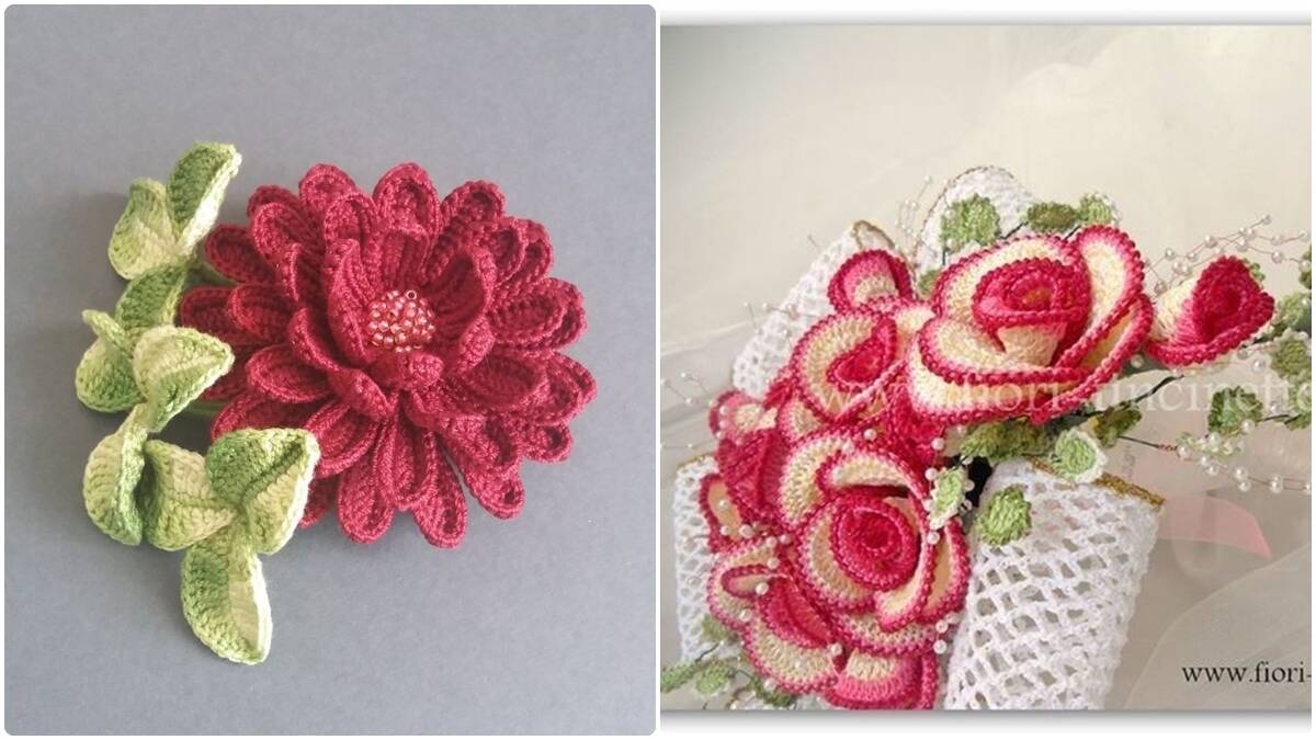 Descubra Flores e Folhas de Crochê com Nosso Guia Para Iniciantes!