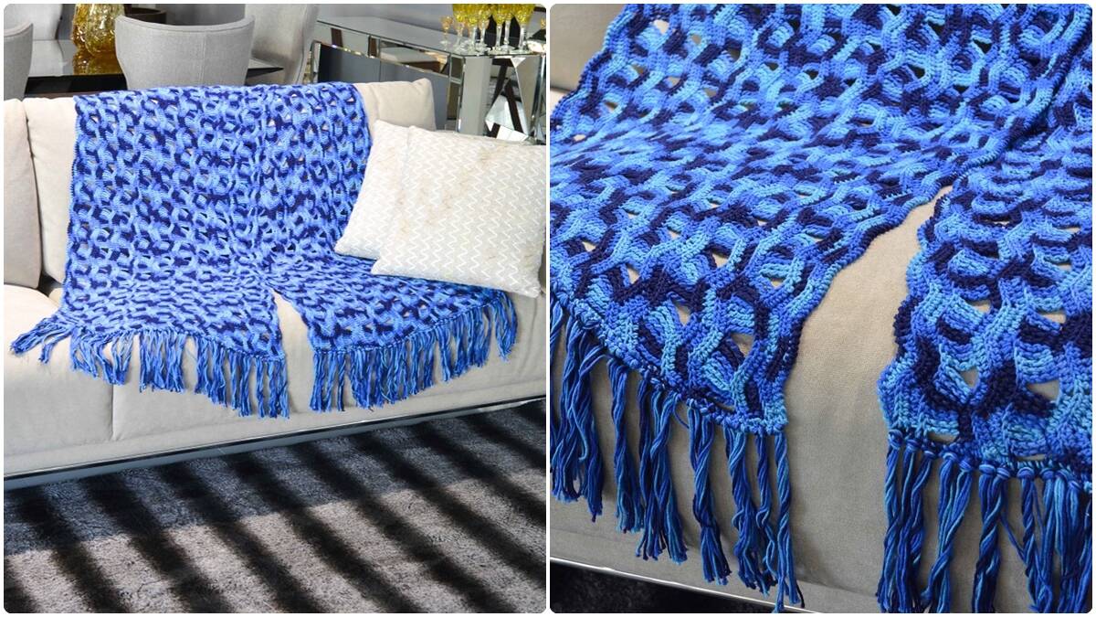 Manta de Crochê Pacífico: Conheça Essa Peça Linda!