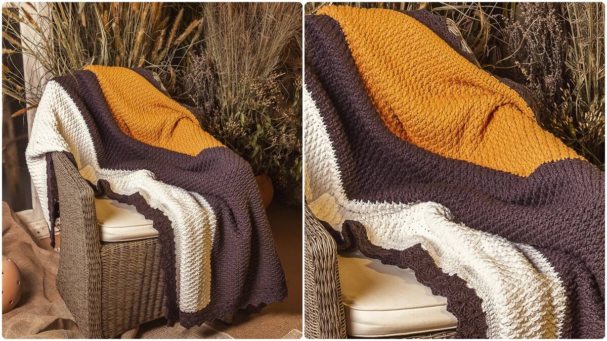 Manta de Crochê para Sofá: Peça Linda e Aconchegante!