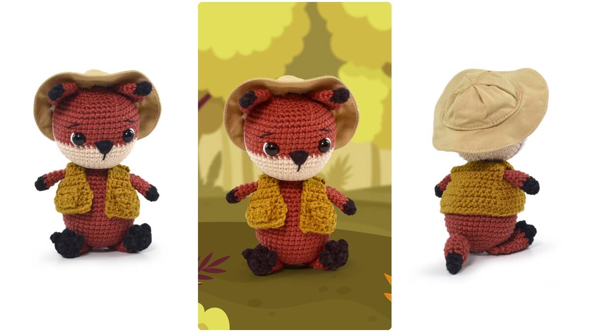 Amigurumi da Raposinha Leonel: Fofura e Charme!