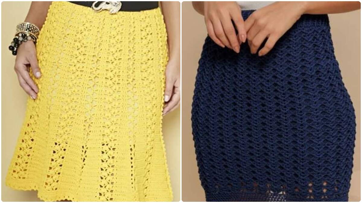 Saias de Crochê com Gráficos: Peças Lindas e Fáceis de Fazer!