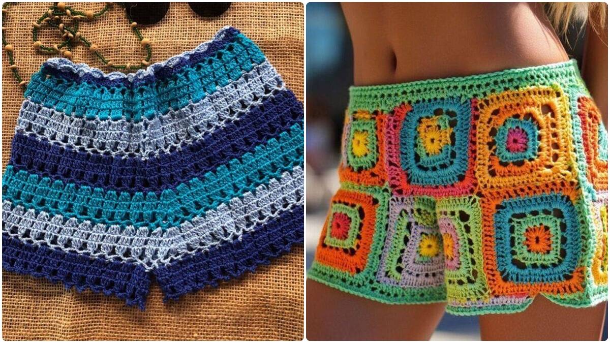 Shorts de Crochê para o Verão: Peças Lindas e Lindas e Leves!