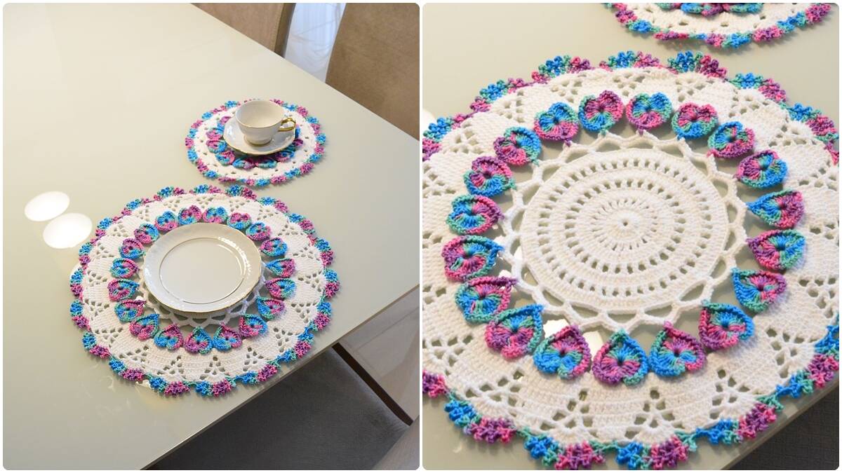 Sousplat de Crochê Sereia: Crie Esse Modelo Lindo e Chamativo!
