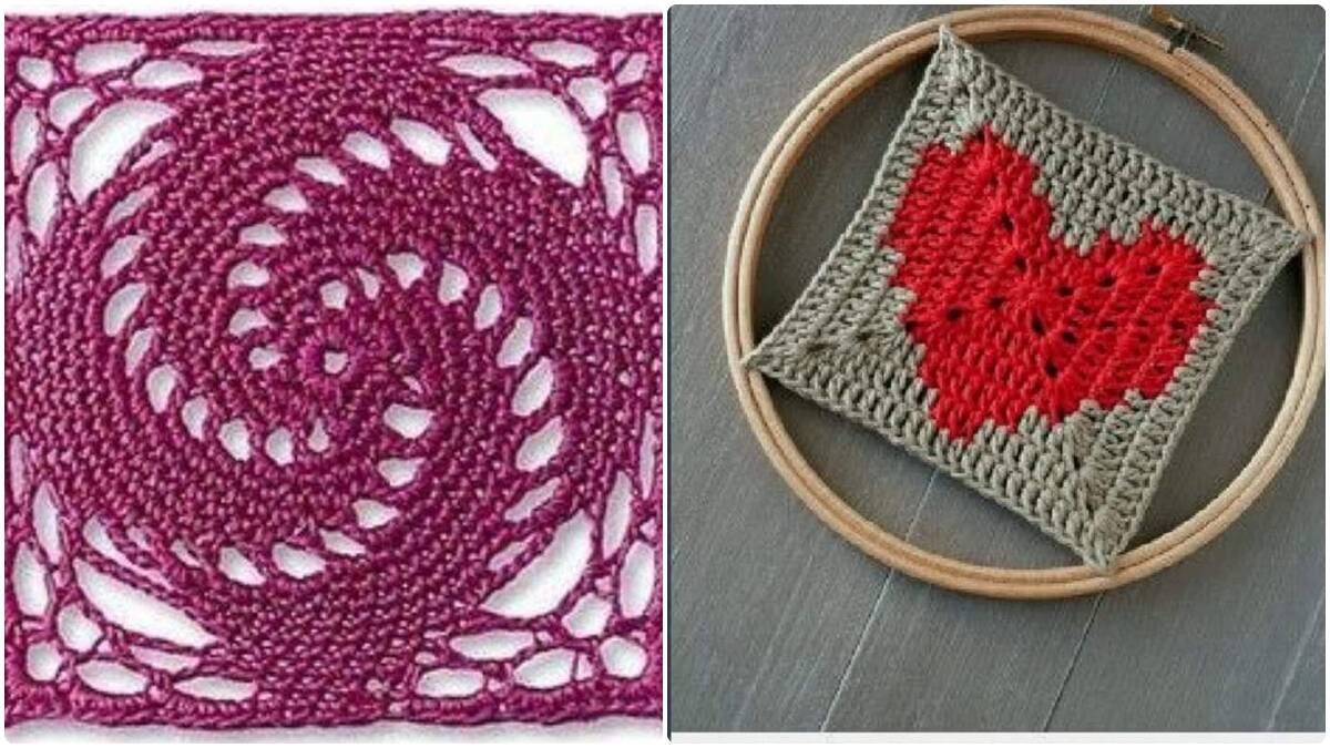 Use Squares de Crochê para Criar Projetos Novos e Únicos!