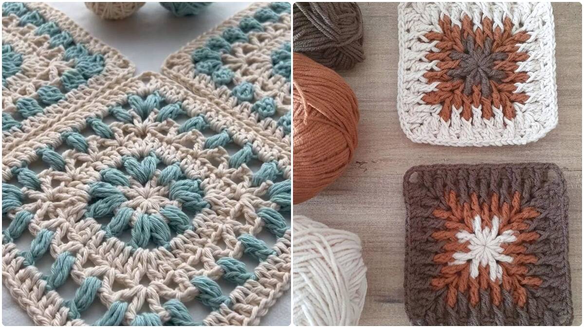 Squares de Crochê e Suas Inúmeras Possibilidades com Guia!