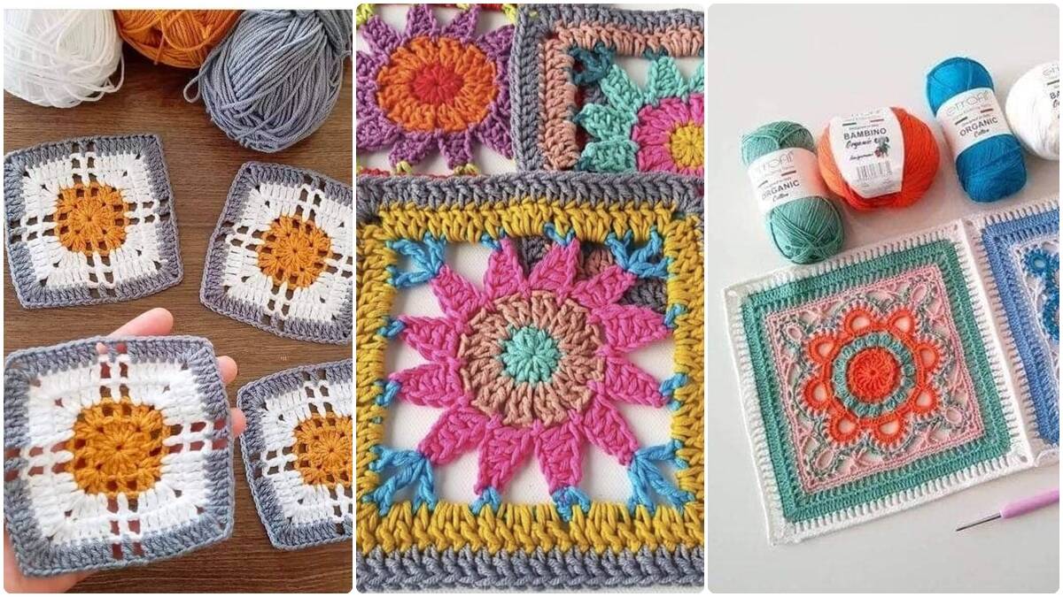 Explore o Mundo dos Squares de Crochê e Aprenda a Fazer os Seus!