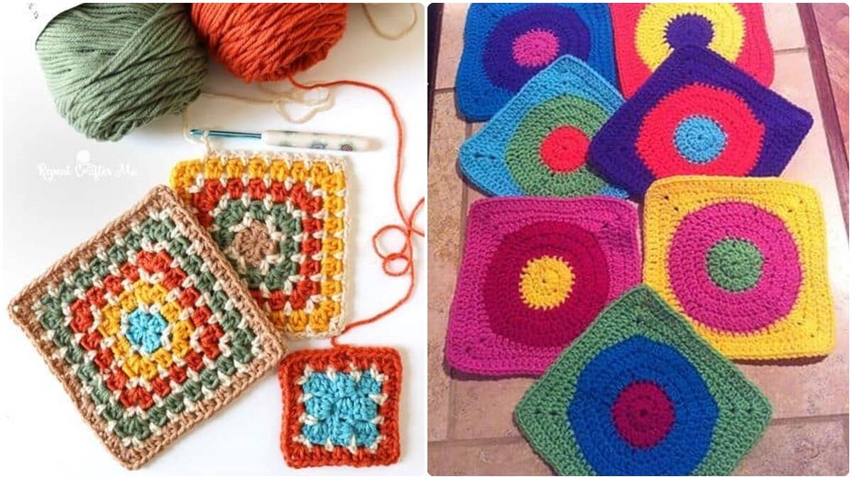 Descubra a Incrível Versatilidade dos Squares de Crochê!