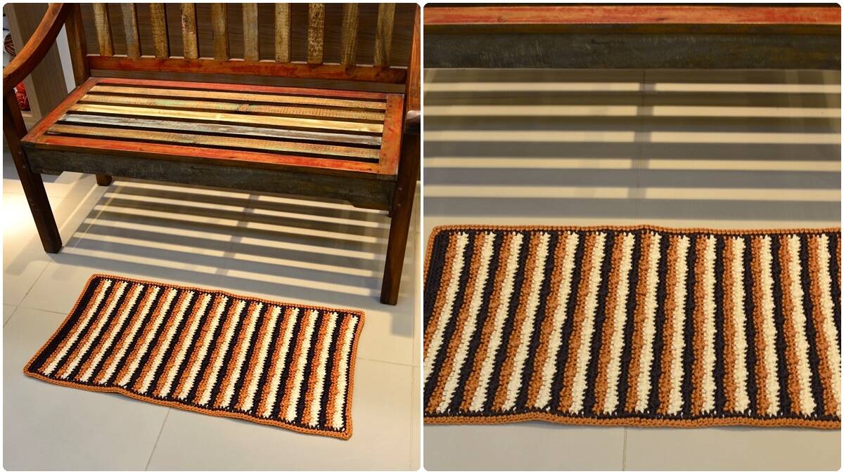 Tapete de Crochê Náutico: Uma Peça Linda e Fácil de Fazer!