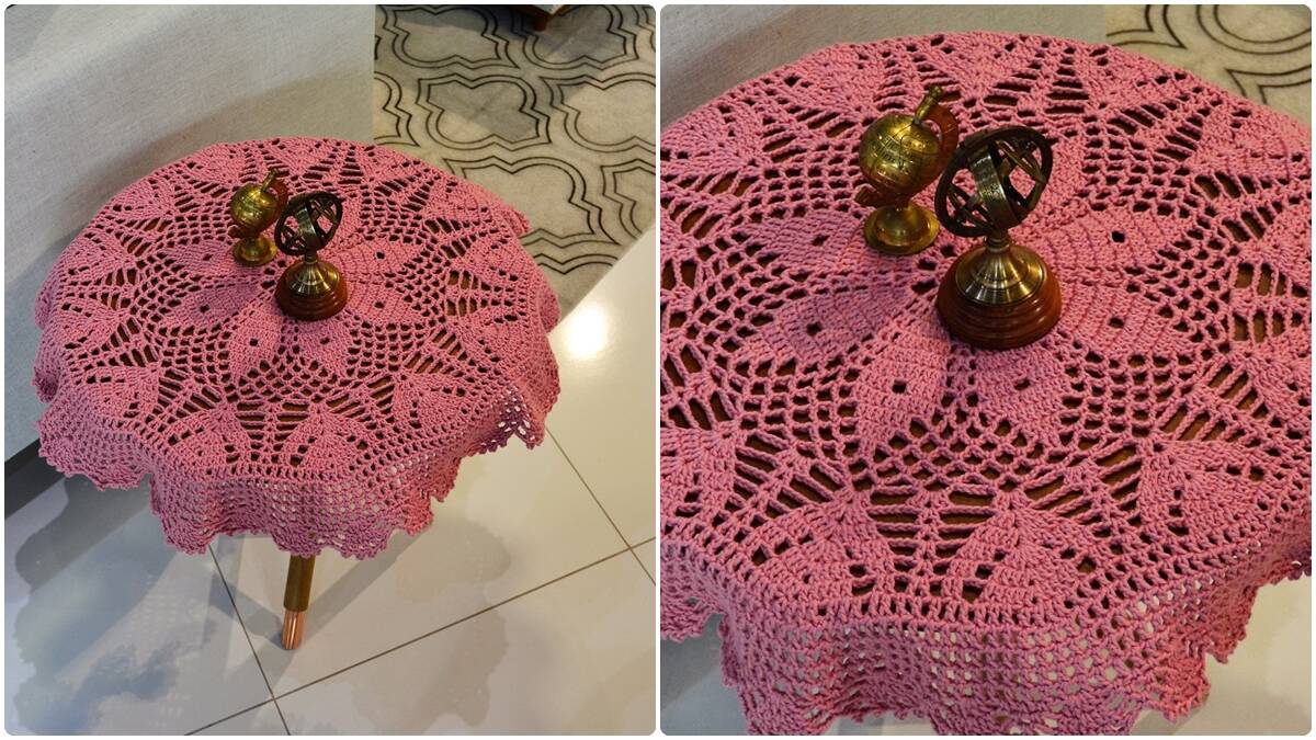 Toalha de Mesa em Crochê Quartzo: Guia Completo!
