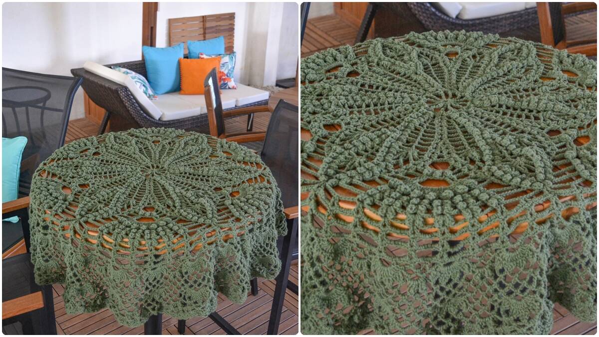 Toalha de Mesa em Crochê Serra: Aprenda a Fazer a Sua!