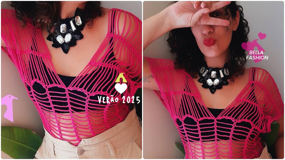 Top de Crochê Elos: Crie Uma Peça Perfeita para o Verão!