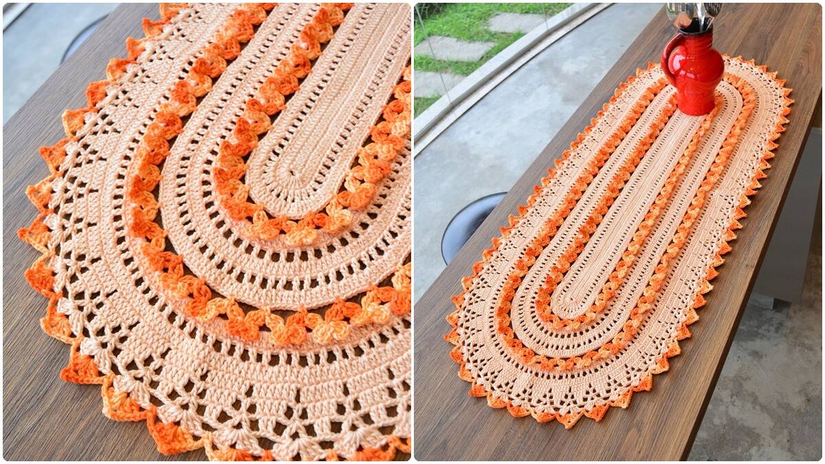 Trilho de Mesa em Crochê Abóbora: Como Fazer o Seu?