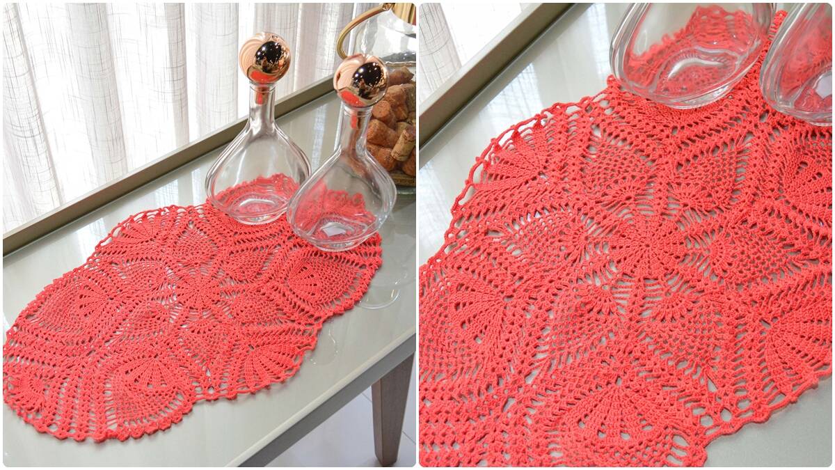 Trilho de Mesa em Crochê Primorosa: Decoração Artesanal!