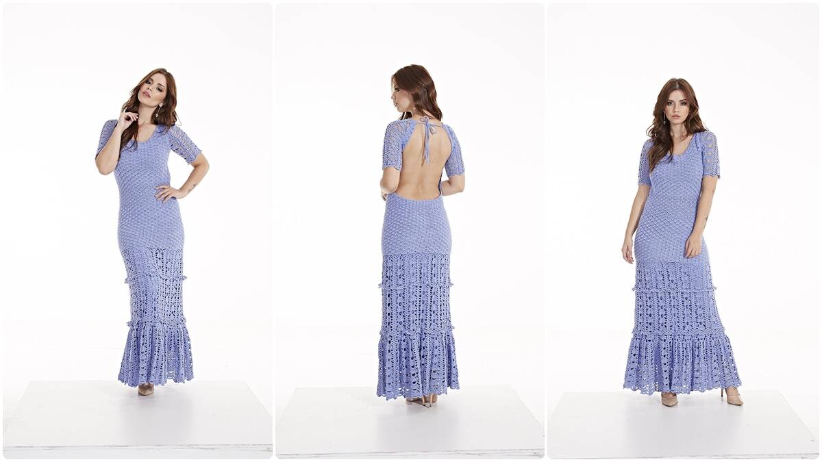 Vestido de Crochê Império: Aprenda a Fazer o Seu!