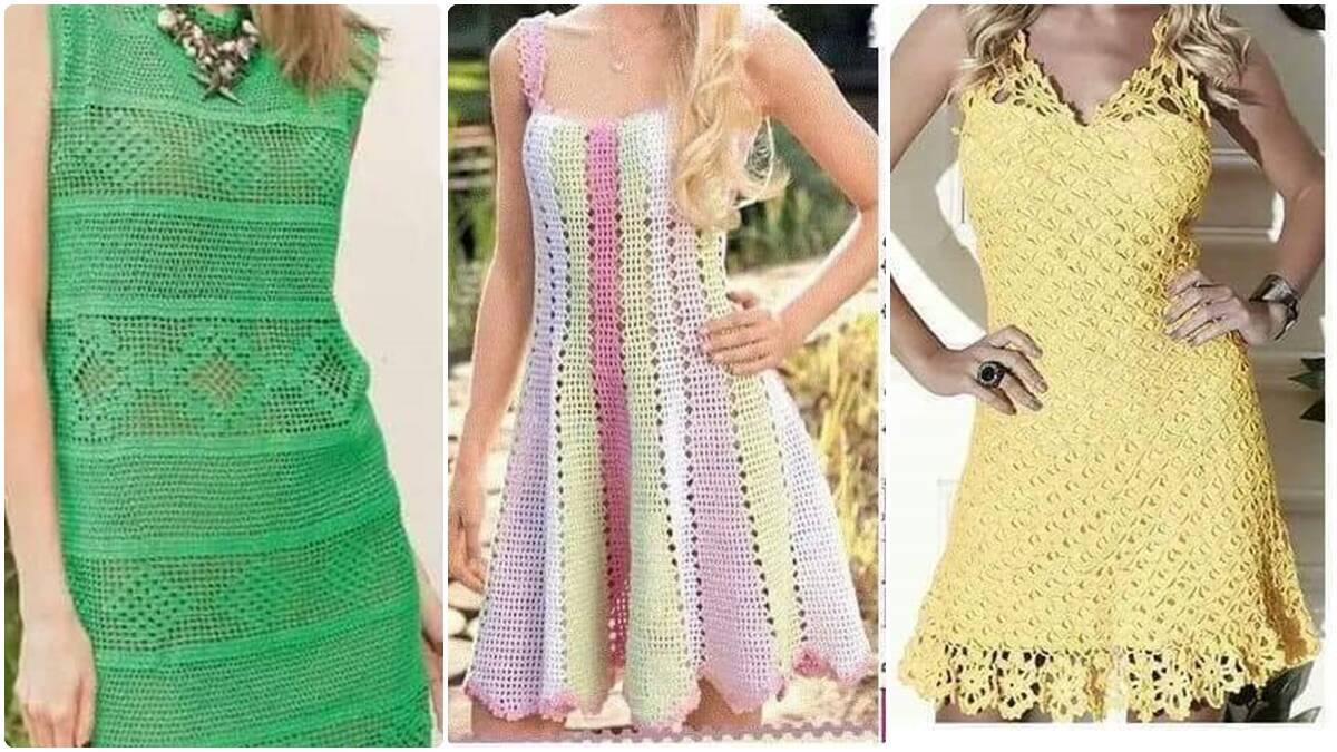 Explore Vestidos de Crochê Lindíssimos e Gráficos para Copiar!