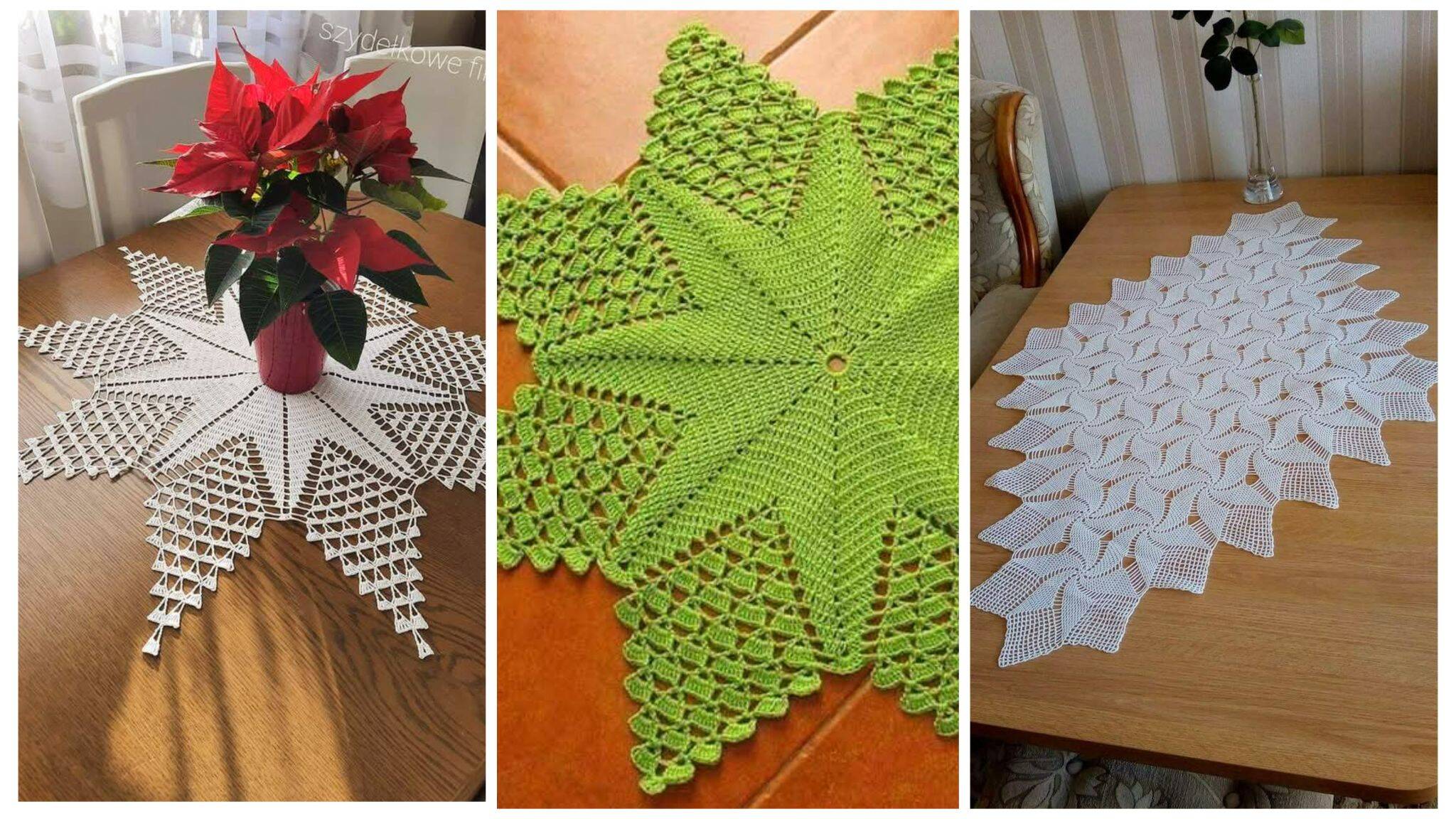 Mesa Impecável? Veja 25 Caminhos de Crochê que Esbanjam Estilo e Elegância!